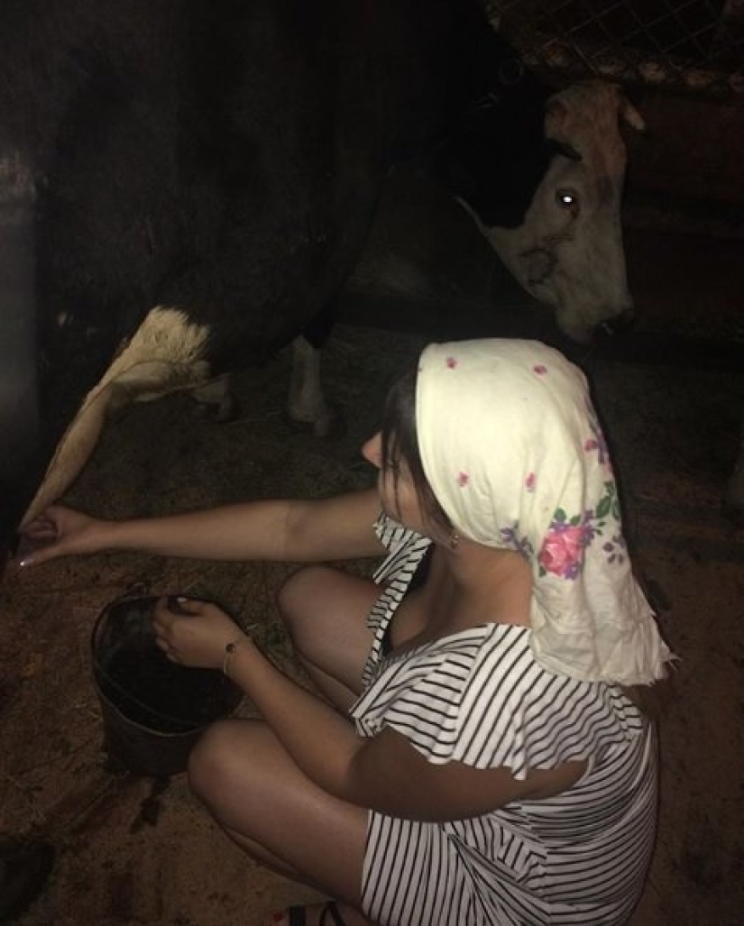 20 rural milkmaids from Instagram, with whom you will definitely fall in love