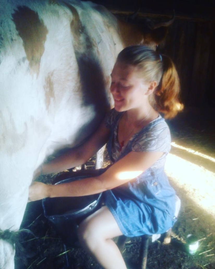 20 rural milkmaids from Instagram, with whom you will definitely fall in love