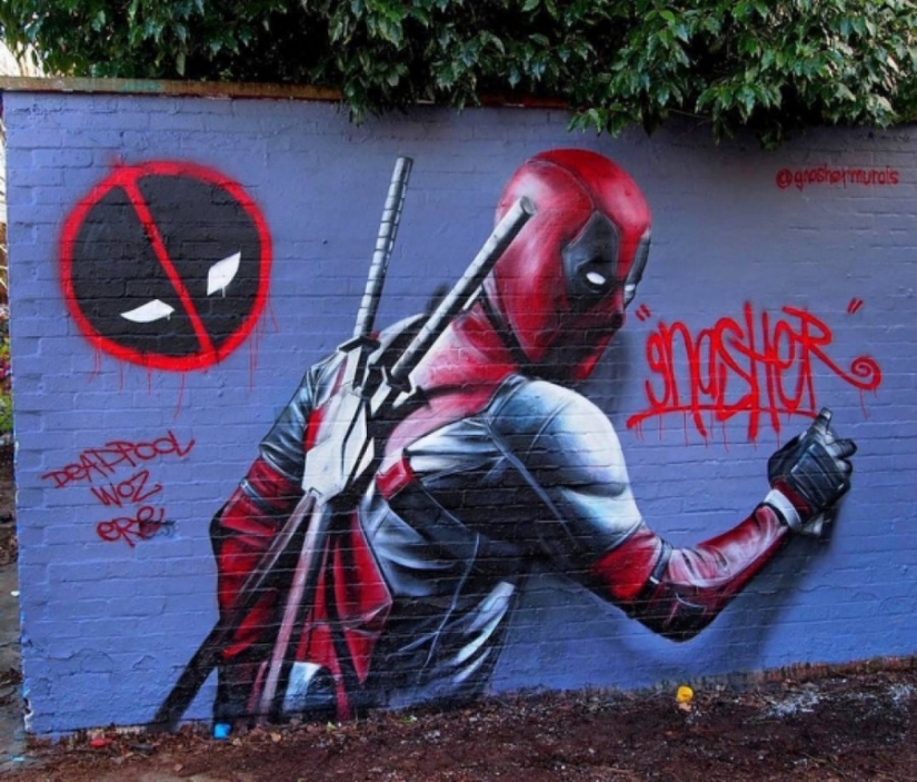 20 street art works on the verge of art and hooliganism