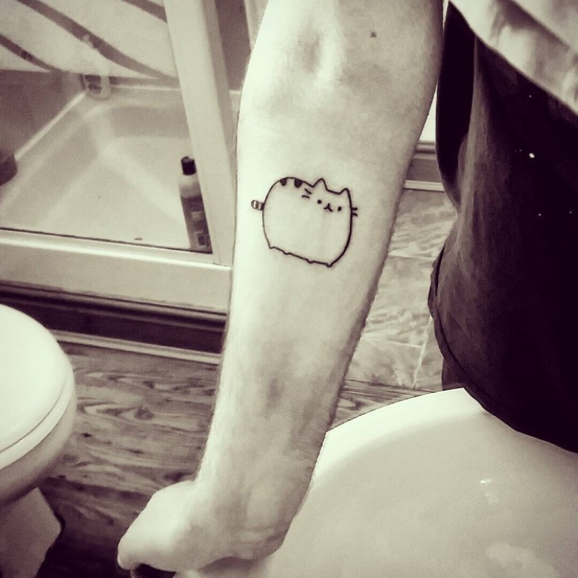 20 tatuajes minimalistas para amantes de los gatos