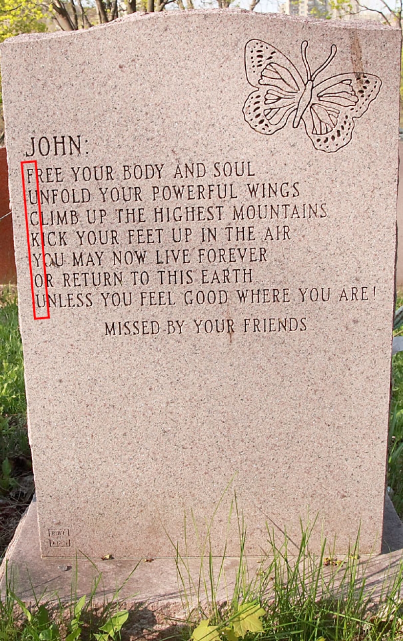 20 ways to stay in history by coming up with an original signature for a tombstone