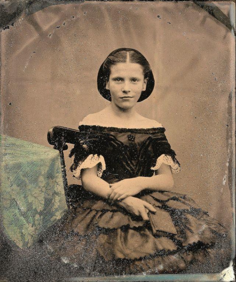 20 with integrally colored retro photos: how did teenage girls in the mid-nineteenth century