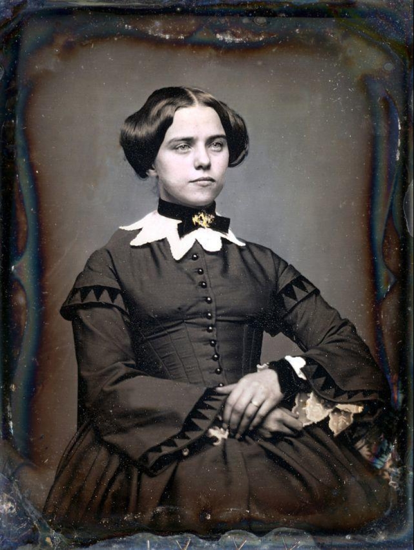 20 with integrally colored retro photos: how did teenage girls in the mid-nineteenth century