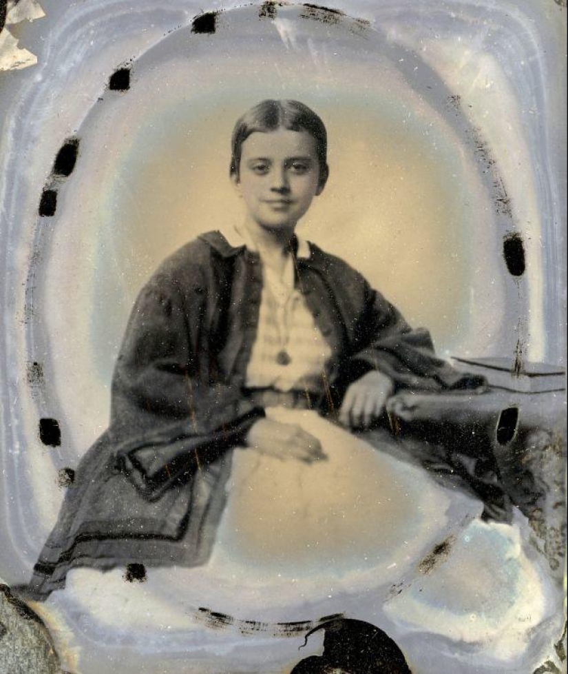 20 with integrally colored retro photos: how did teenage girls in the mid-nineteenth century