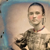 20 with integrally colored retro photos: how did teenage girls in the mid-nineteenth century