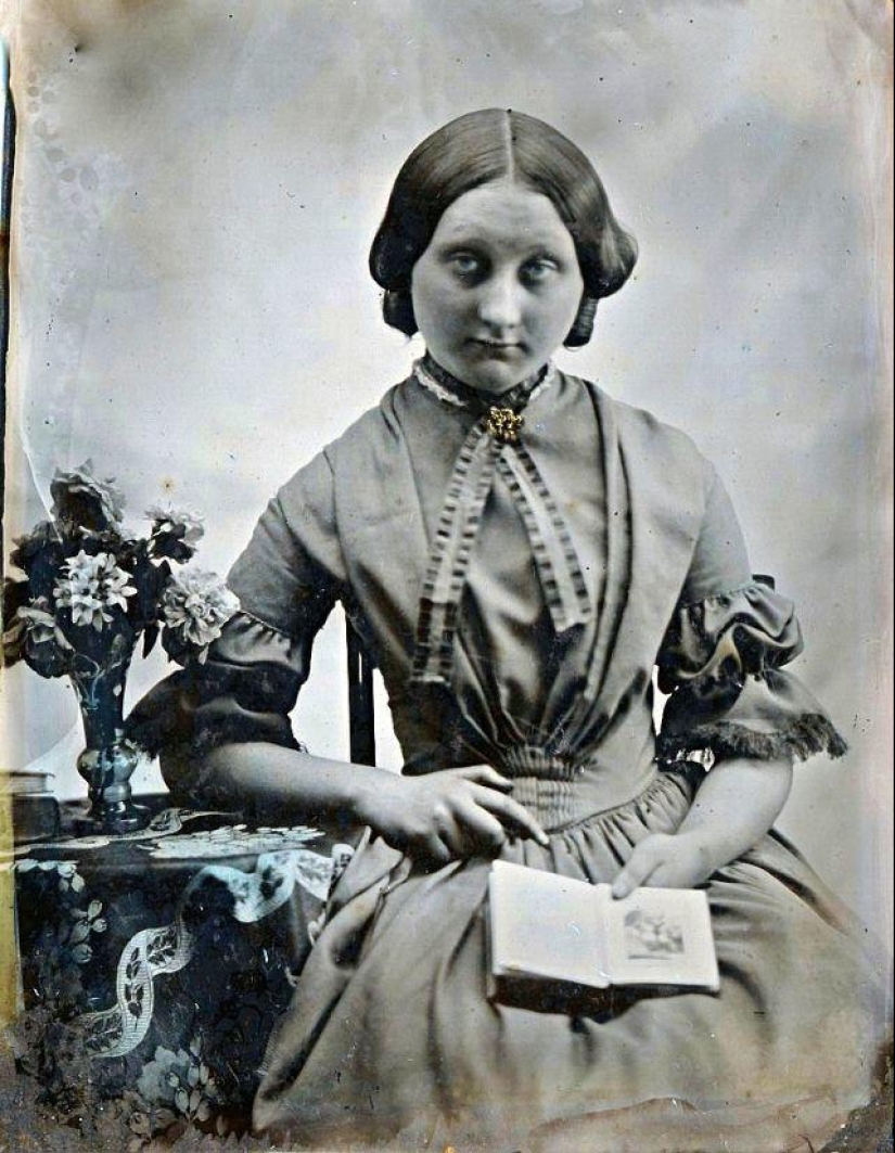 20 with integrally colored retro photos: how did teenage girls in the mid-nineteenth century