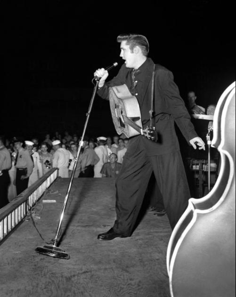 21 fotos raras del rey del rock and roll Elvis Presley