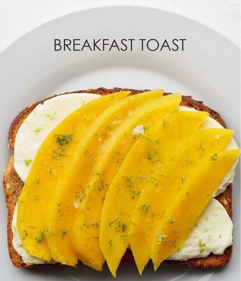 21 options for making unusual toast for breakfast