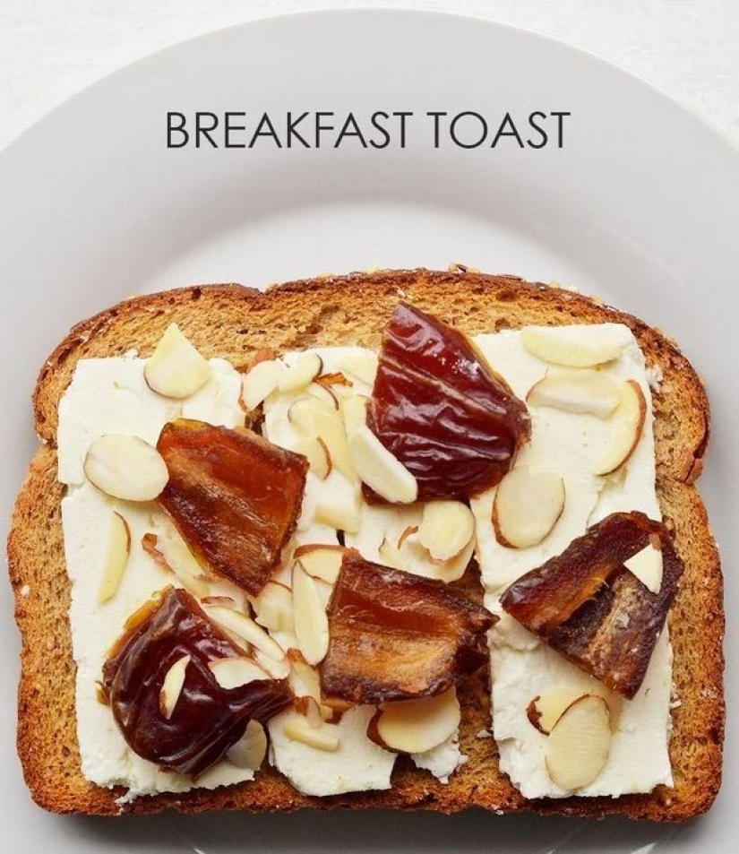 21 options for making unusual toast for breakfast