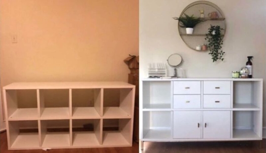 22 alterations of faceless IKEA furniture into a unique highlight of the interior