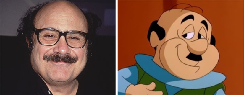 22 cartoon characters who had doubles in real life