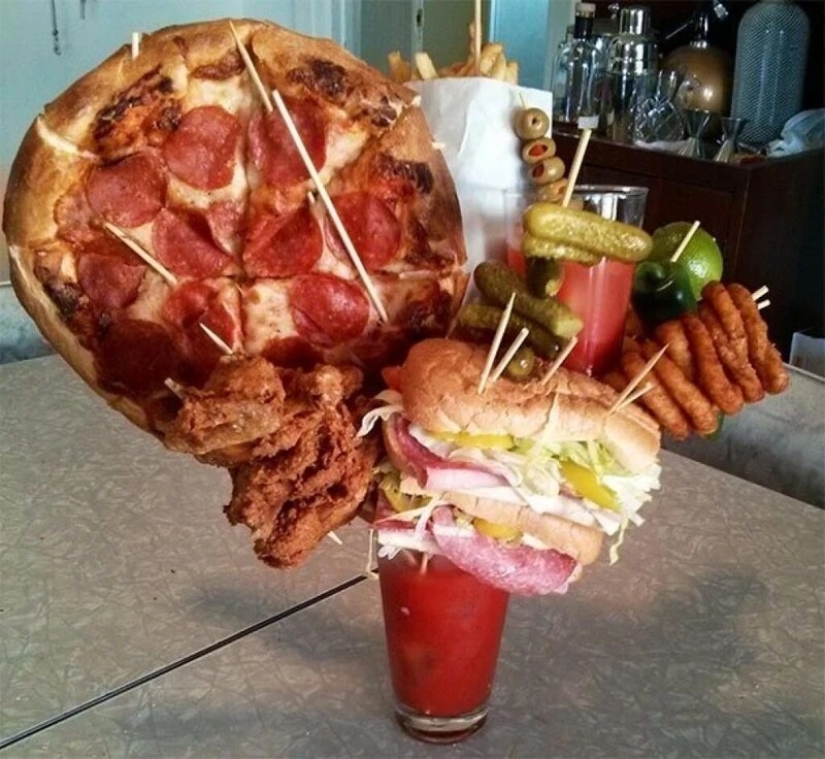 22 cases when the fantasy of restaurants got out of control