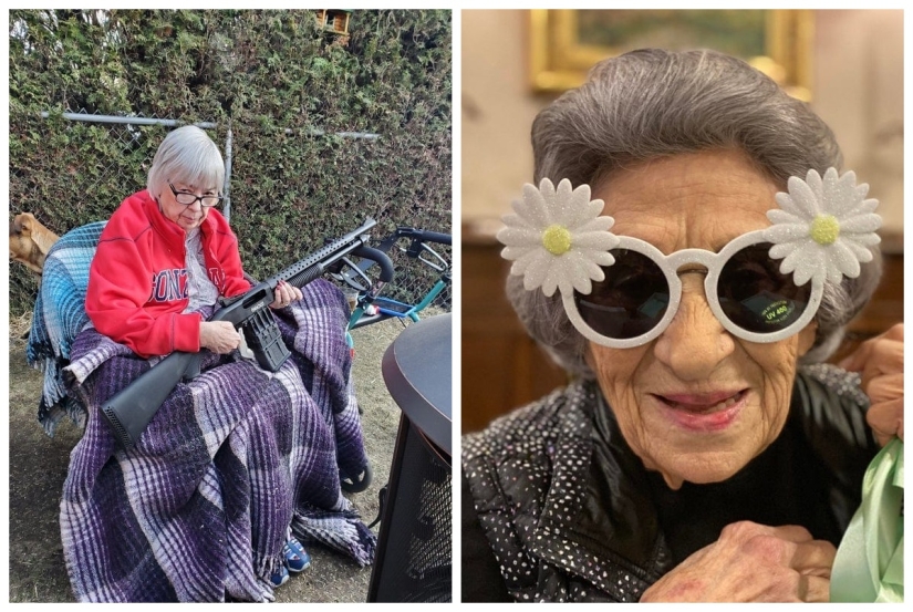 22 cute and funny photos of grandmothers who know how to surprise