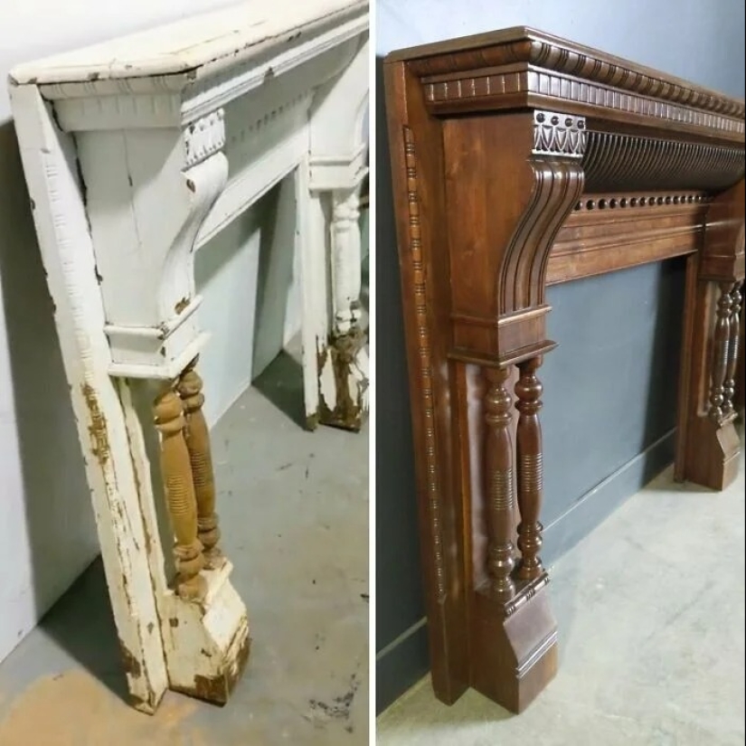 22 ejemplos de restauración de muebles de madera: fotos antes y después de quitar la pintura