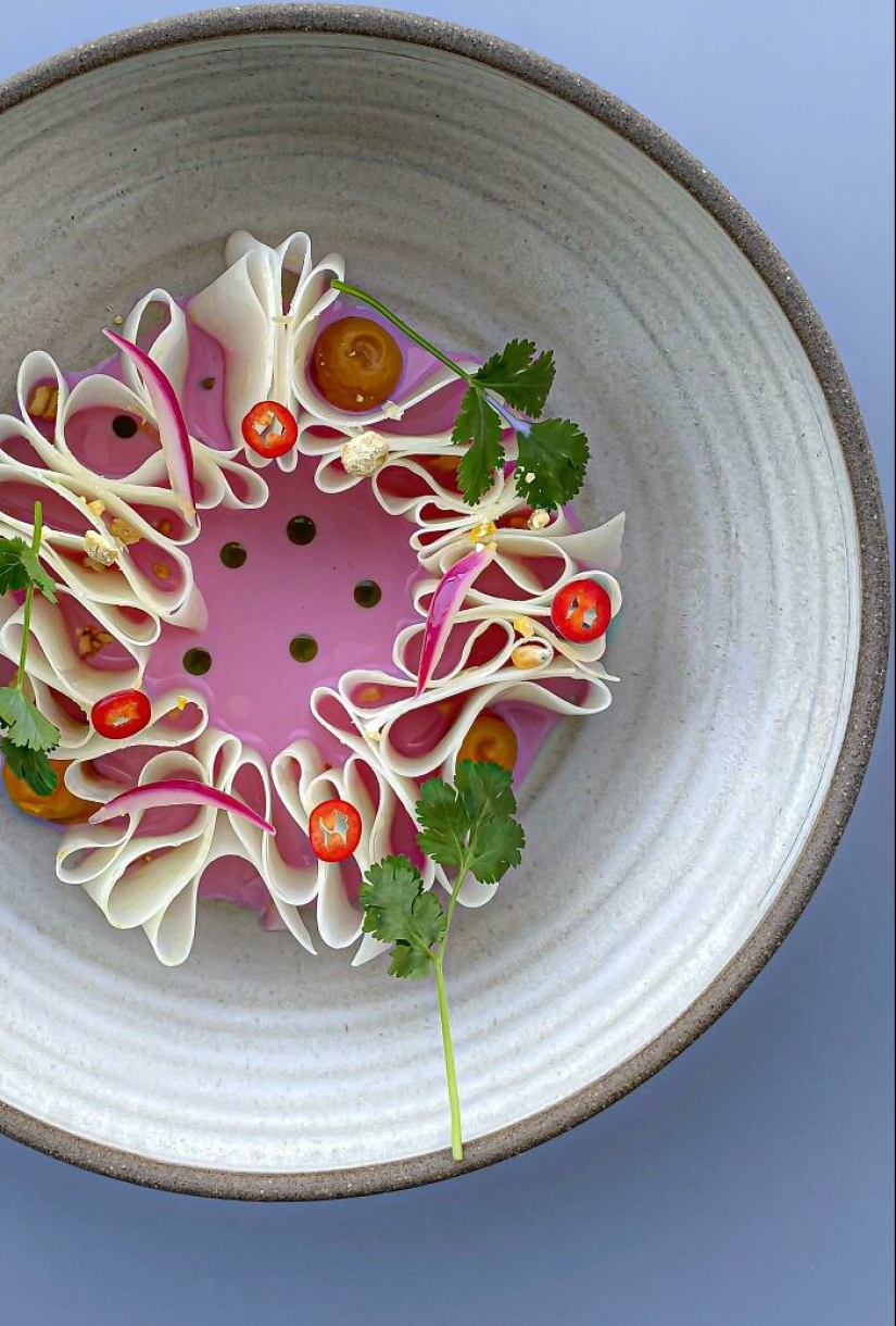 22 examples of incredibly beautiful serving of dishes that will definitely be appreciated by aesthetes