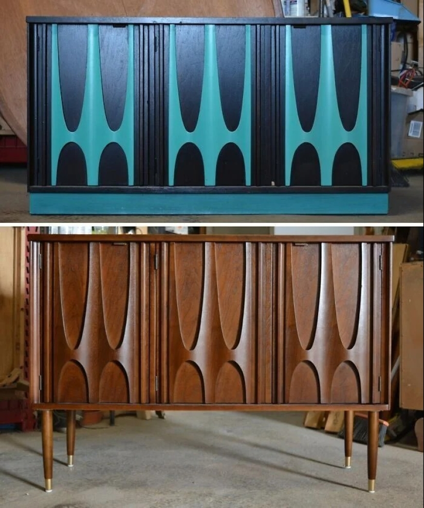 22 examples of restoration of wooden furniture — photos before and after removing paint