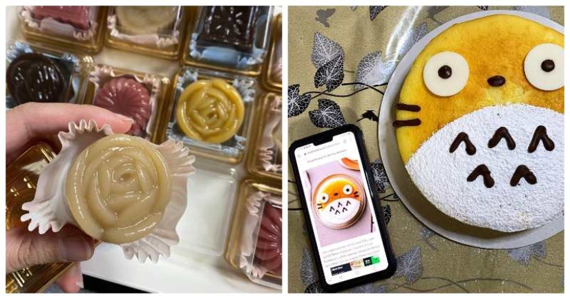 22 examples of unusual culinary masterpieces from Japan