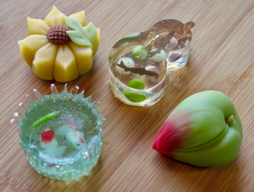 22 examples of unusual culinary masterpieces from Japan