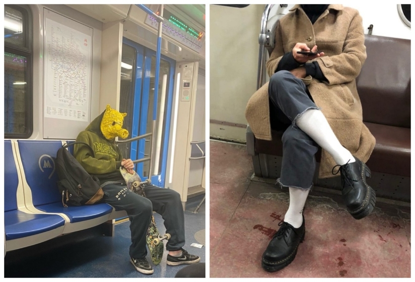 22 fashionistas from the domestic metro, whose indifference can only be envied