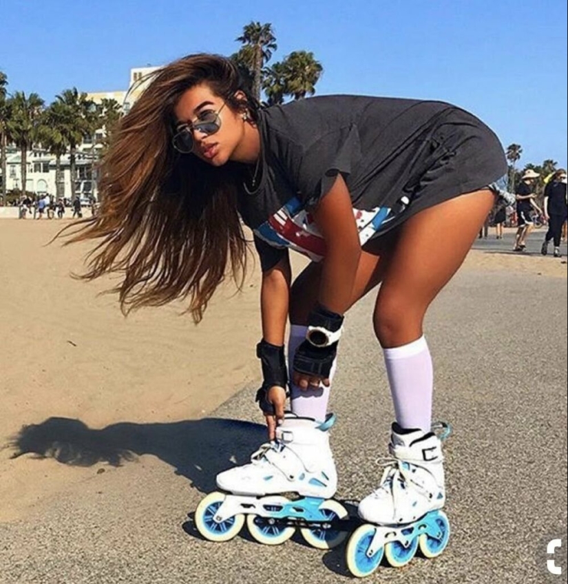 22 fotos de chicas en patines que te volverán loco