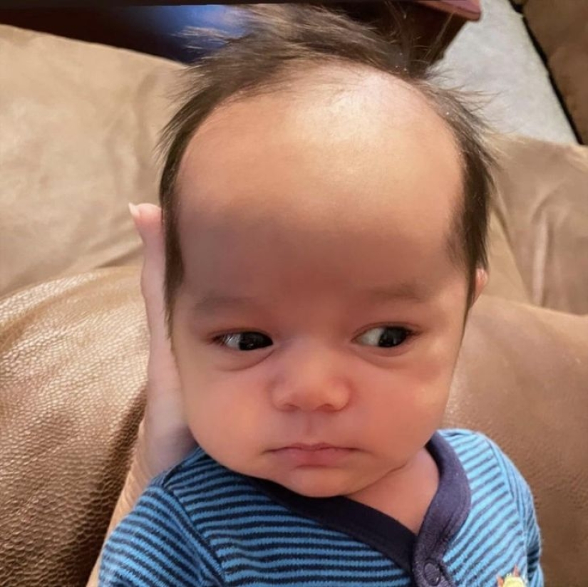 22 funny photos of babies with strikingly adult faces