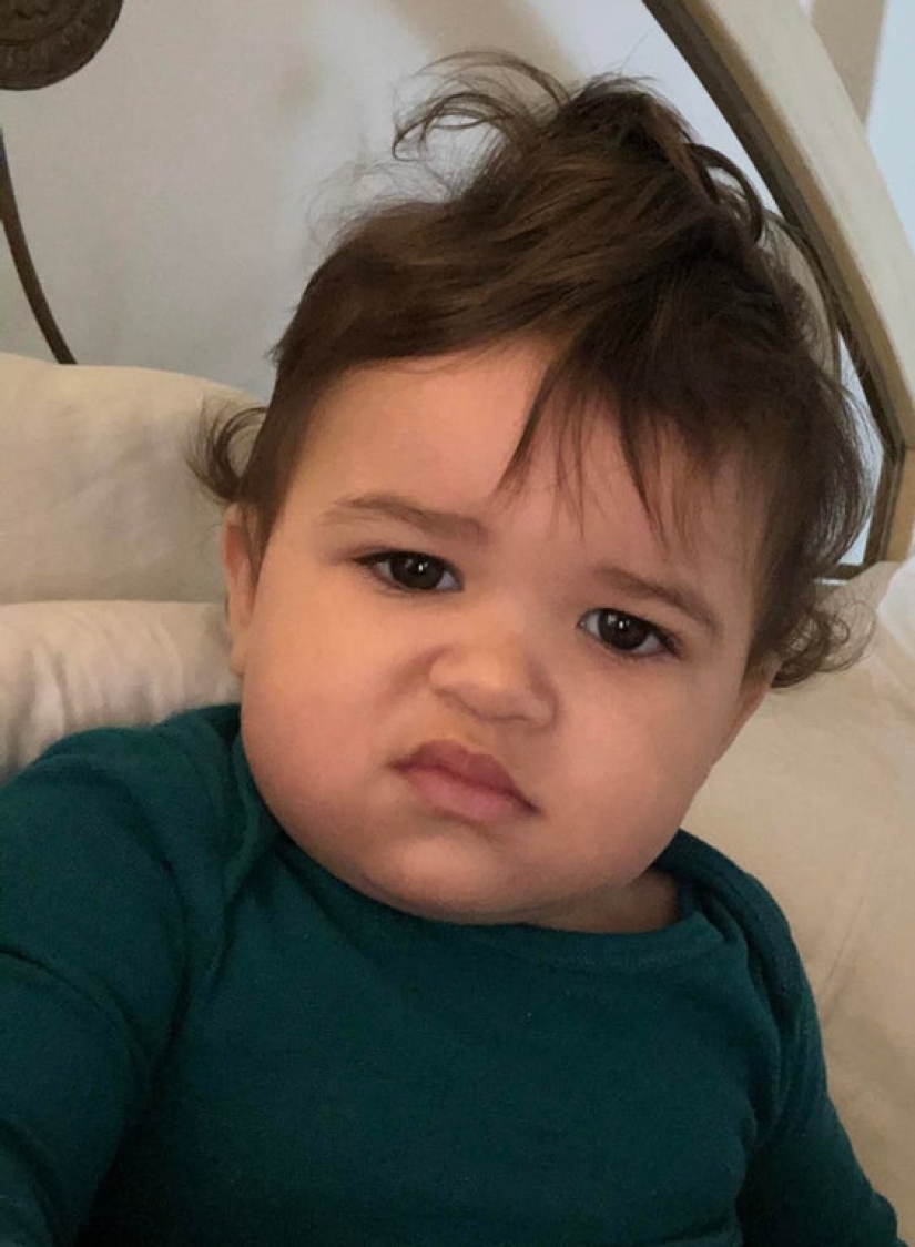 22 funny photos of babies with strikingly adult faces