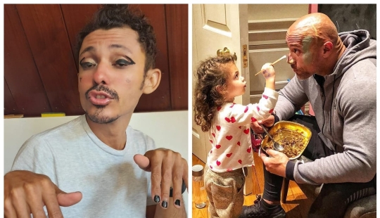 22 funny photos of handsome fathers who have makeup artist daughters growing up 22 funny photos of handsome fathers who have makeup artist daughters growing up