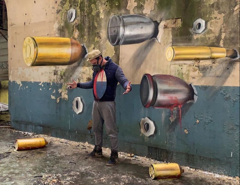 22 impressive SCAF graffiti that seem to jump out of the walls