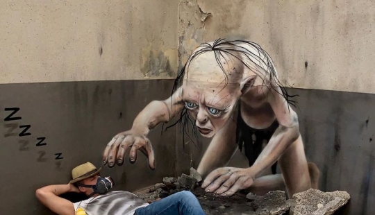 22 impressive SCAF graffiti that seem to jump out of the walls