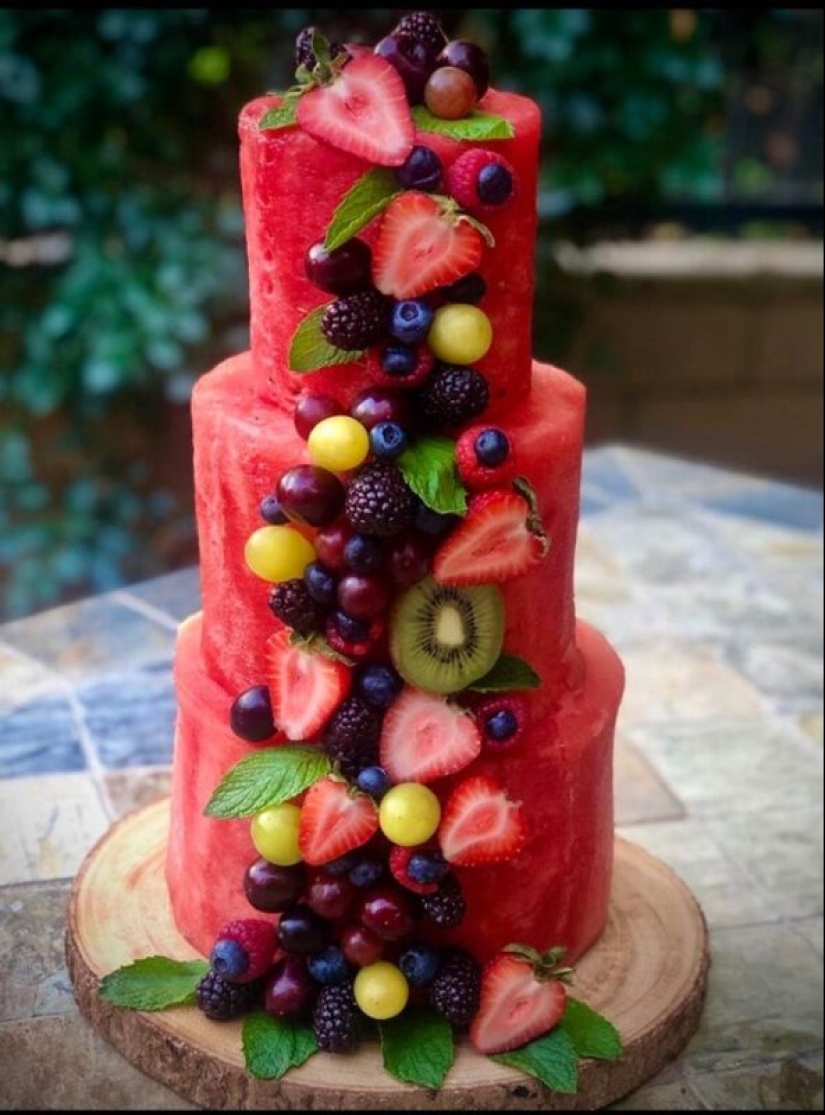 22 incredibly beautiful cakes, for which you can completely forget about calories