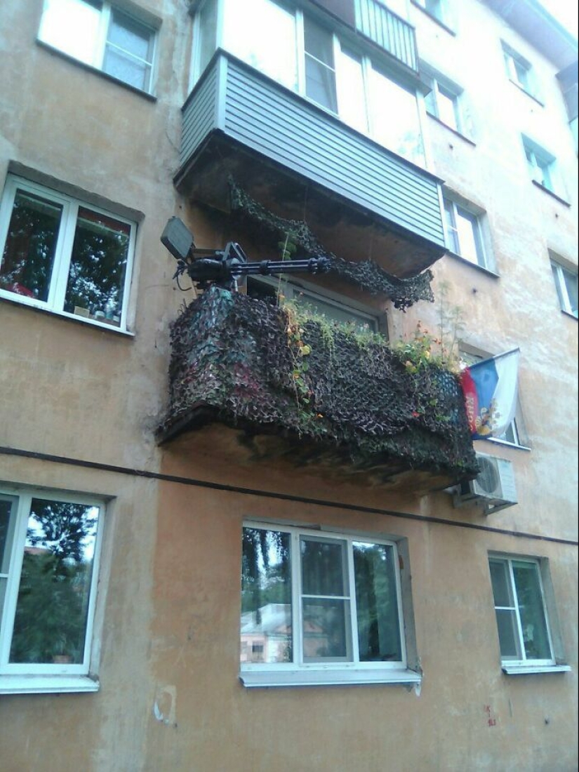 22 photos of balconies and loggias that cause admiration, laughter and a lot of questions