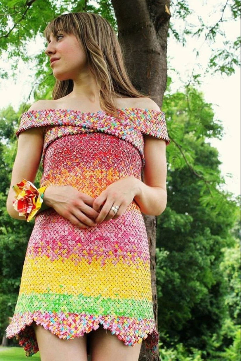 22 photos of girls in unique dresses that were sewn by themselves