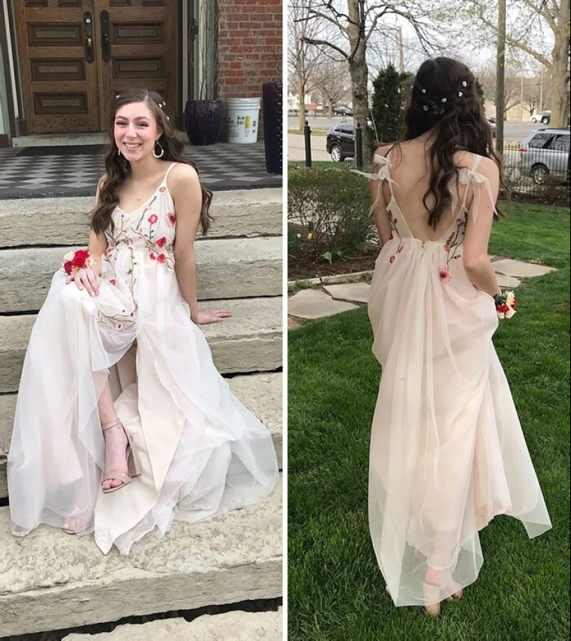 22 photos of girls in unique dresses that were sewn by themselves