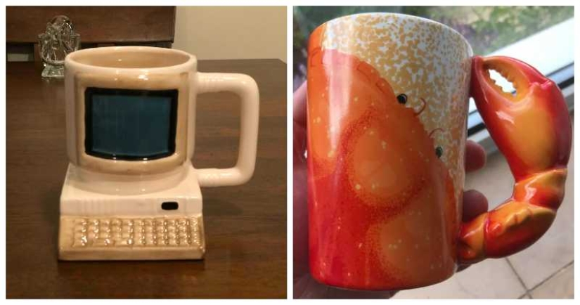 22 photos of unusual mugs shared by users on the Internet