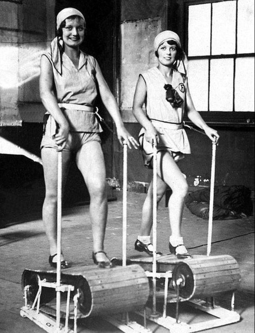 22 retro photos - what the fitness of the early 20th century looked like