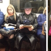 22 stylish passengers of the St. Petersburg metro