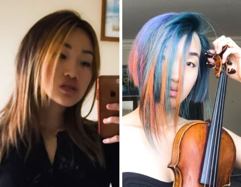 22 successful experiments with hair coloring that ended in triumph