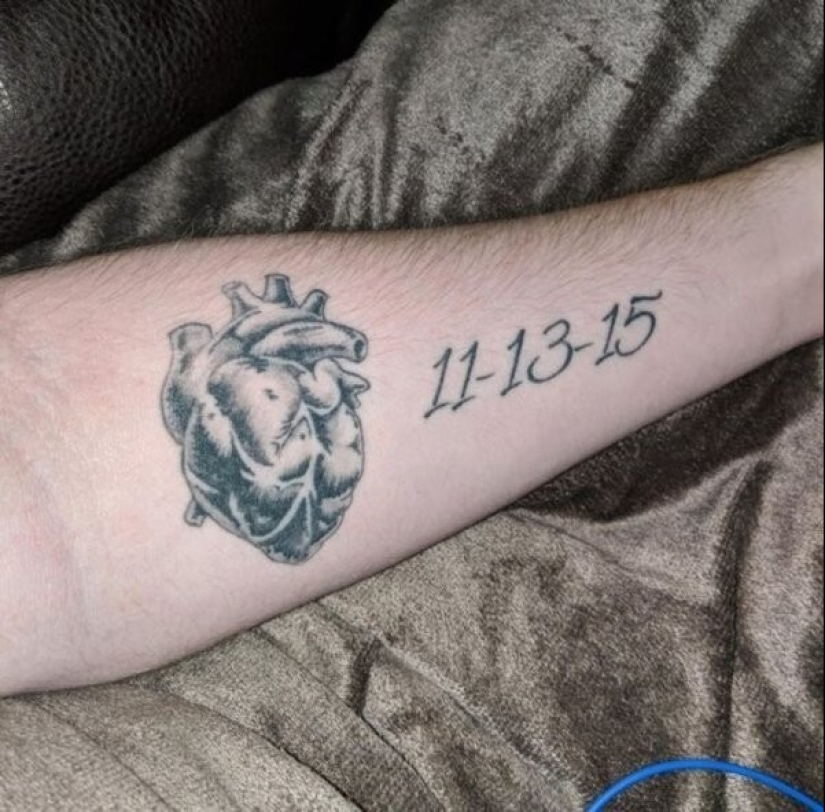 22 tattoos, each of which has a whole story behind it