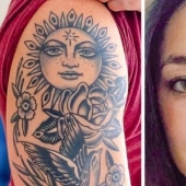 22 tattoos, each of which has a whole story behind it