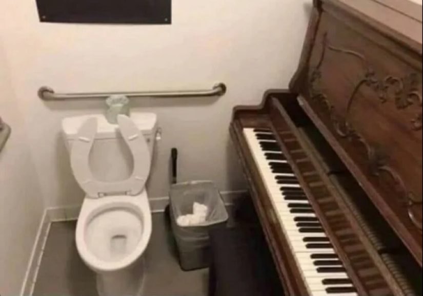 22 toilets where something strange happens