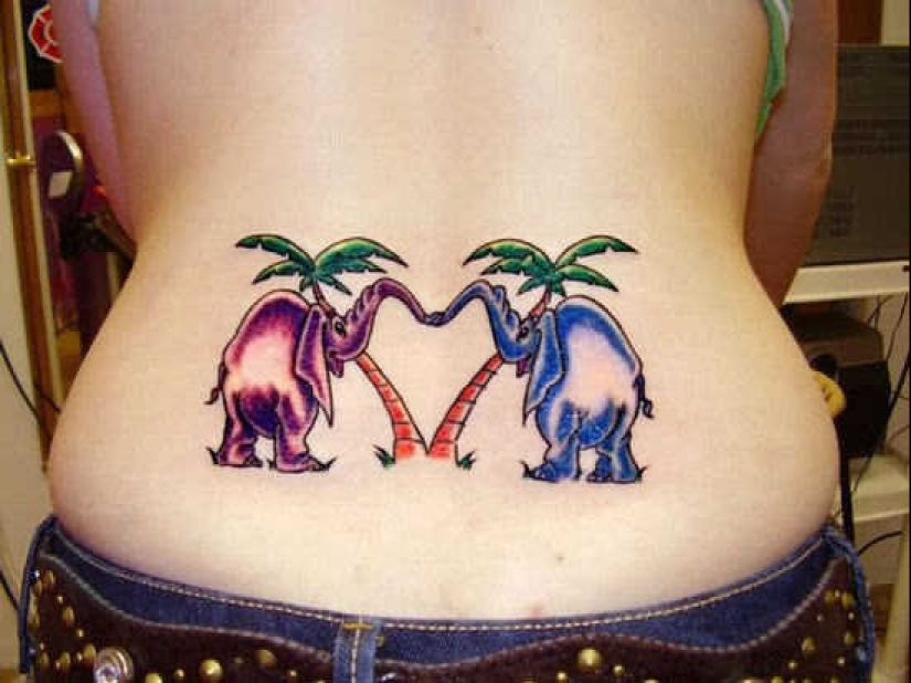 22 trendy tramp stump tattoos on the lower back