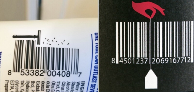 22 witty barcodes on products