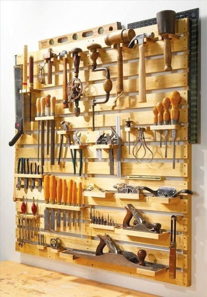 23 brilliant ideas for garage tool storage