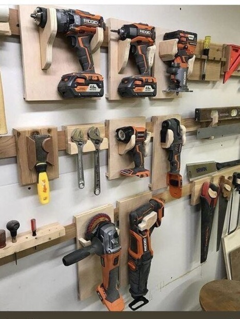 23 brilliant ideas for garage tool storage