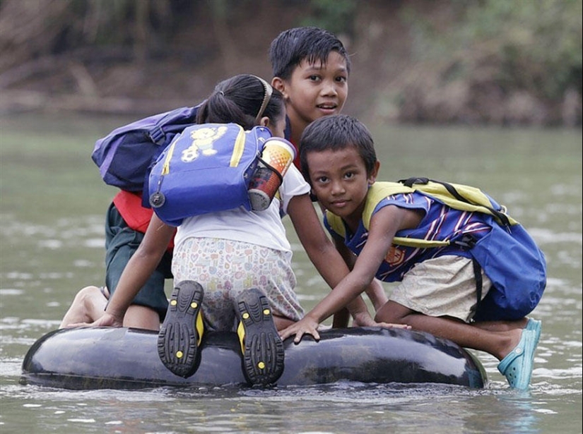 25 caminos más peligrosos a la escuela