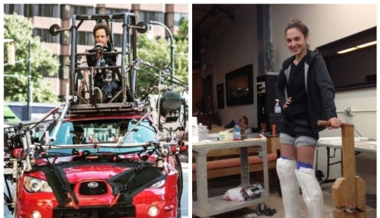 25 cool behind the scenes photos and gifs from movie sets