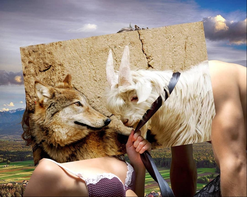 25 crazy photo collages from a Turkish artist