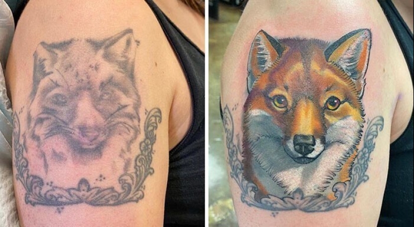 25 examples of successful overlap of tattoos