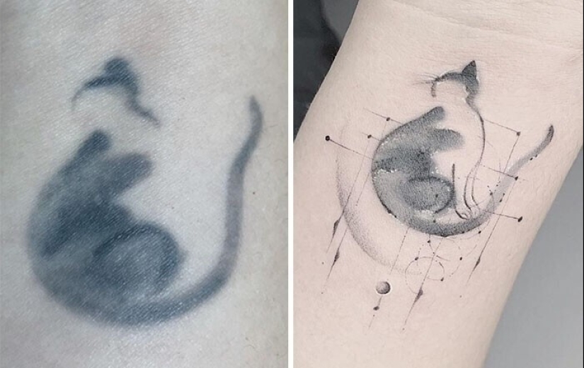 25 examples of successful overlap of tattoos