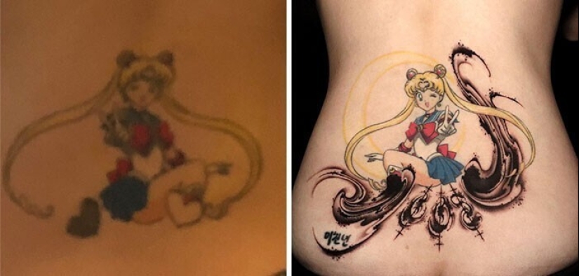 25 examples of successful overlap of tattoos